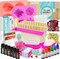 All-In-One Soap Making Kit for Adults & Beginners – DIY Craft Gift Set with Shea Butter Melt & Pour Base, Silicone Molds, Dried Flowers & Essential Oils – Creative Homemade Soap Starter Kit for Women & Men